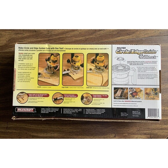 Milescraft Router Circle up to 51" Edge Guide up to 31" Model 1203 with TurnLock - Picture 4 of 5